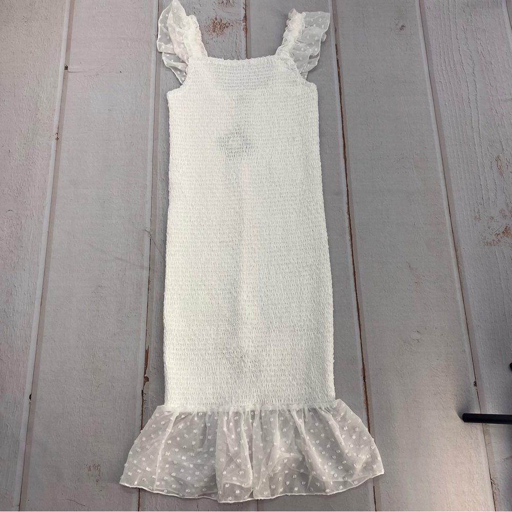 NWT Midi Dresses for Women - Backless Dress Square Neck Stretchy Ruched Fabric S - Picture 16 of 17